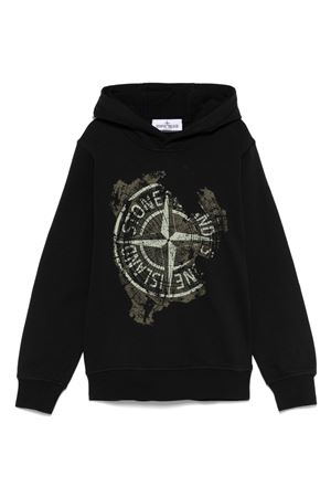 Compass-Print Hoodie STONE ISLAND KIDS | K1S166100017S0130V0029